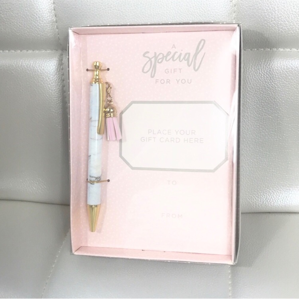 NEW Gartner studios pen and gift card holder set